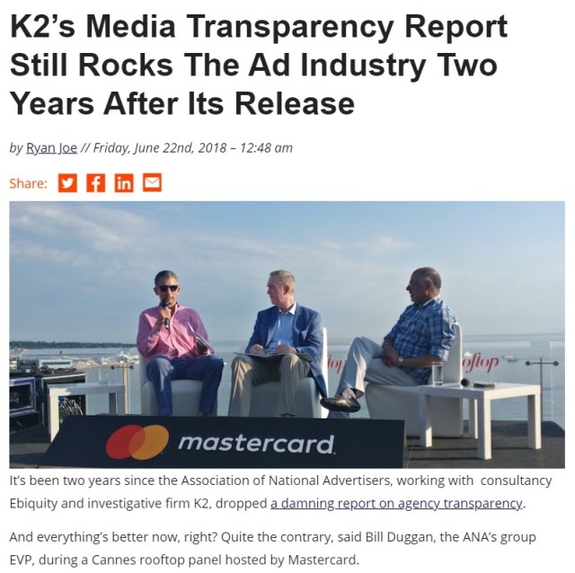 Mastercard Cannes AdExchanger 2018